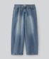컨투어 커브드 데님 팬츠 (빈티지 블루)