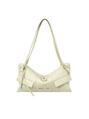 WIDE NEMO SHOULDER BAG IN LIGHT BEIGE