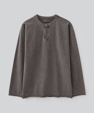 피그다잉 헨리넥 롱 슬리브 (머디 브라운)