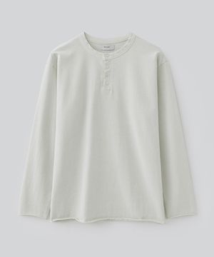 피그다잉 헨리넥 롱 슬리브 (오트밀)