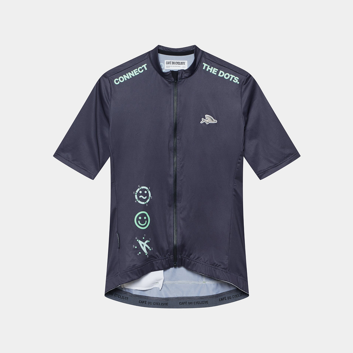 카페 드 사이클리스트(CAFE DU CYCLISTE) 플로레뜨 클래식 반팔 져지 닷 앤트러사이트 여성