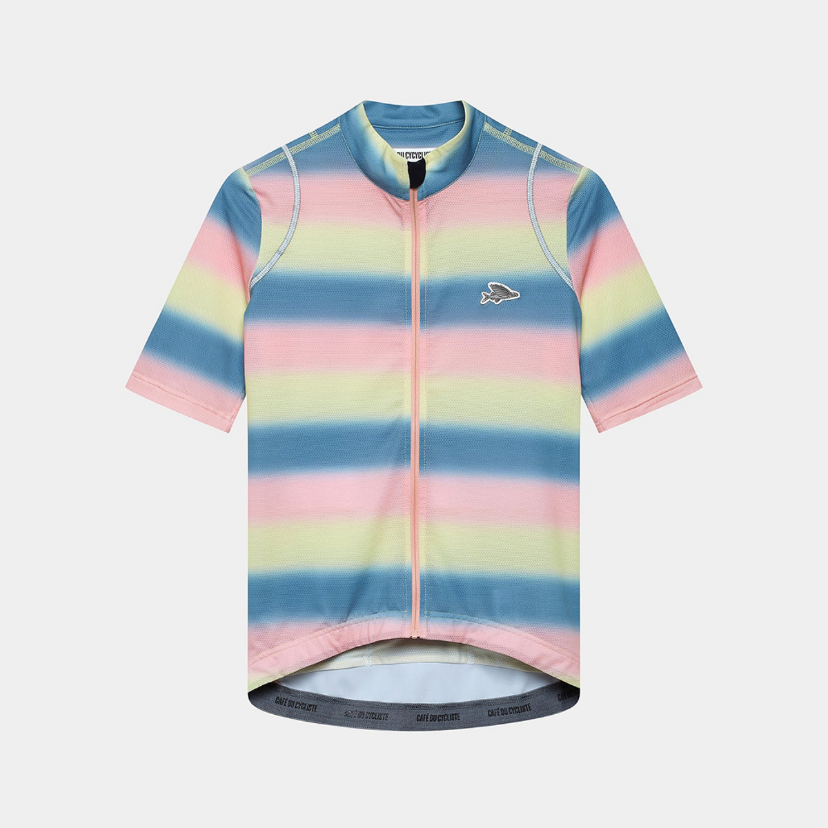 카페 드 사이클리스트(CAFE DU CYCLISTE) 모나 아닥스 반팔 져지 플러시 나폴리 옐로우 여성
