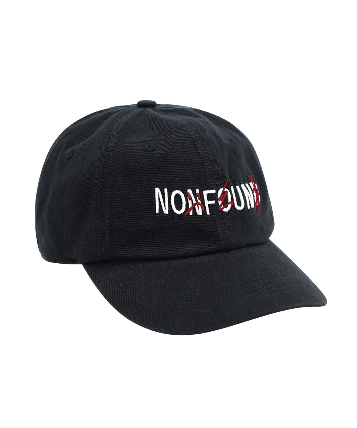 논파운드(NONFOUND) [빅사이즈] NO FUN 볼캡 [워시드 블랙]