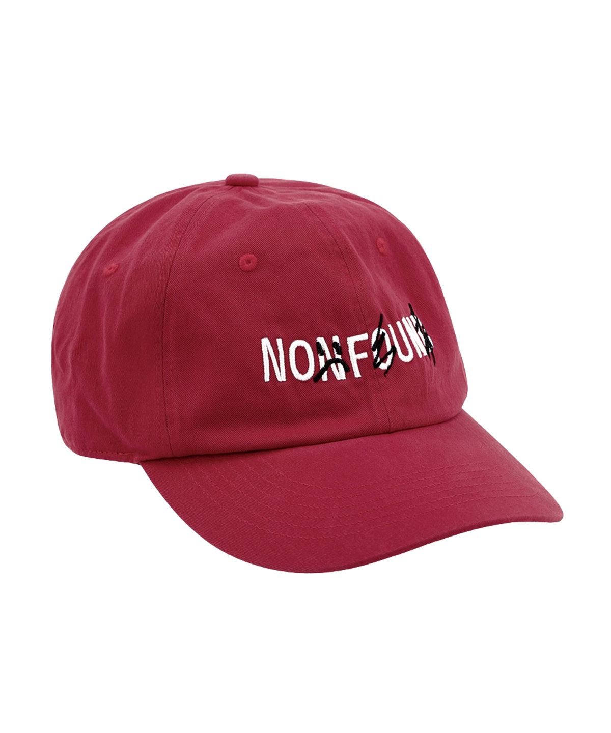 논파운드(NONFOUND) [빅사이즈] NO FUN 볼캡 [워시드 레드]