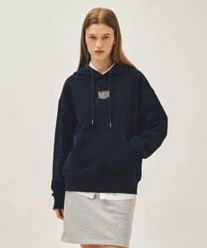 SMALL CLASSIC LOGO HOODIE navy