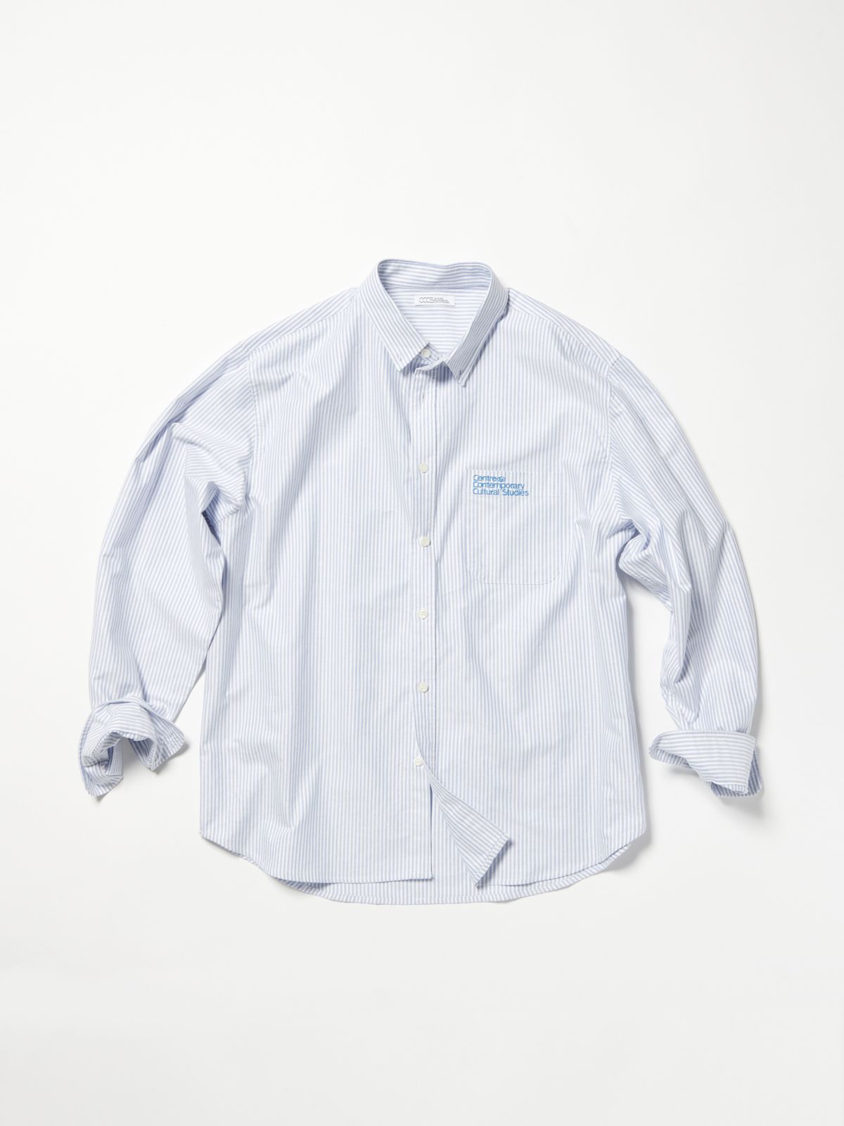 씨씨씨에스(CCCS) BLUE STRIPE OXFORD SHIRTS