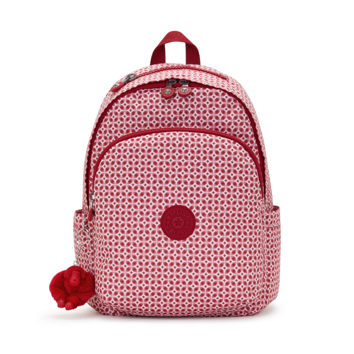 키플링(KIPLING) 백팩 델리아 Ruby Tile Prt