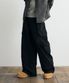 패널 카고 치노 팬츠 [BLACK]