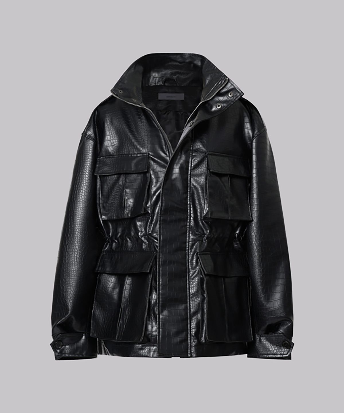 코너블레스(CORNERBLESS) CROCO FAKE LEATHER JACKET