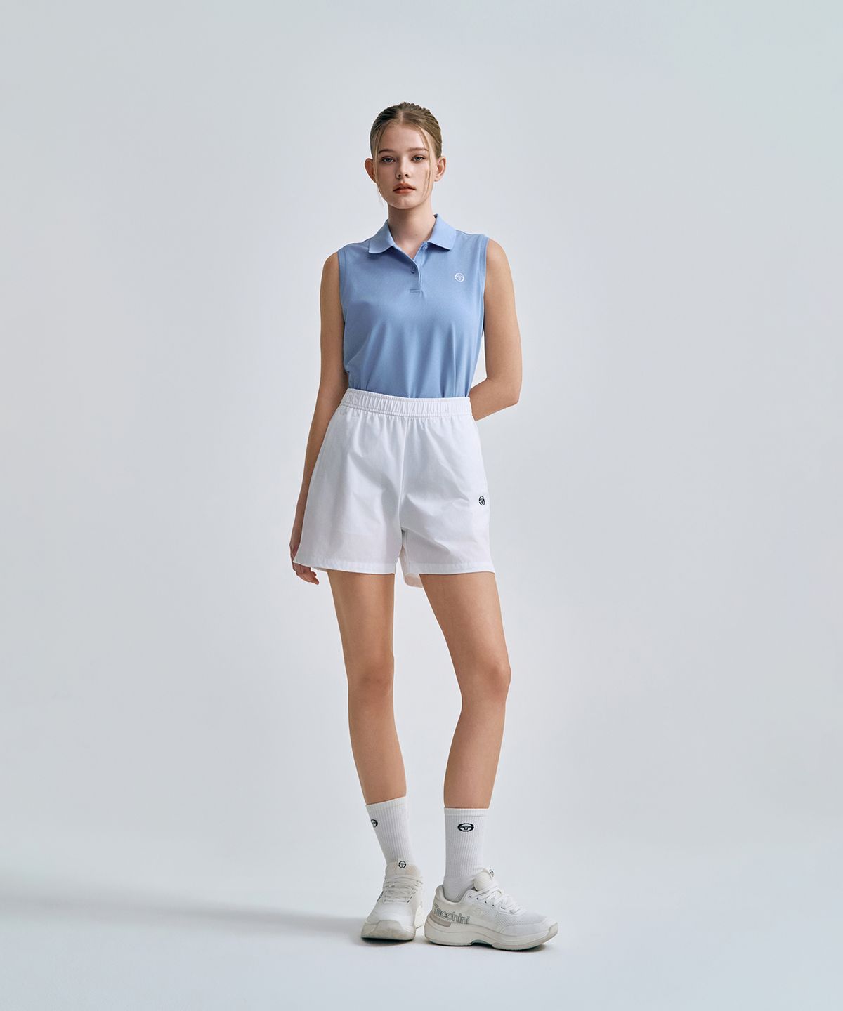 세르지오 타키니(SERGIO TACCHINI) W 에센셜 4인치 쇼츠 (White)
