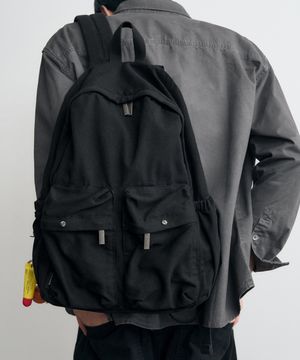 클리프 워시드 백팩 [BLACK]