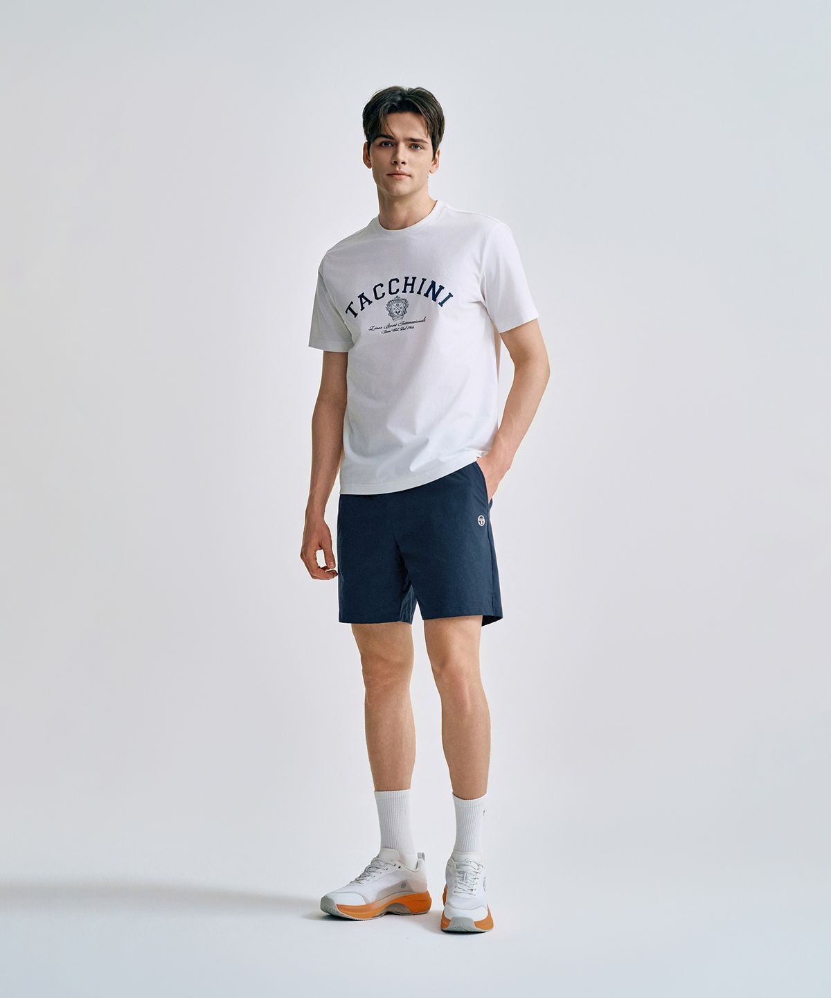 세르지오 타키니(SERGIO TACCHINI) M 에센셜 7인치 쇼츠 (Navy)