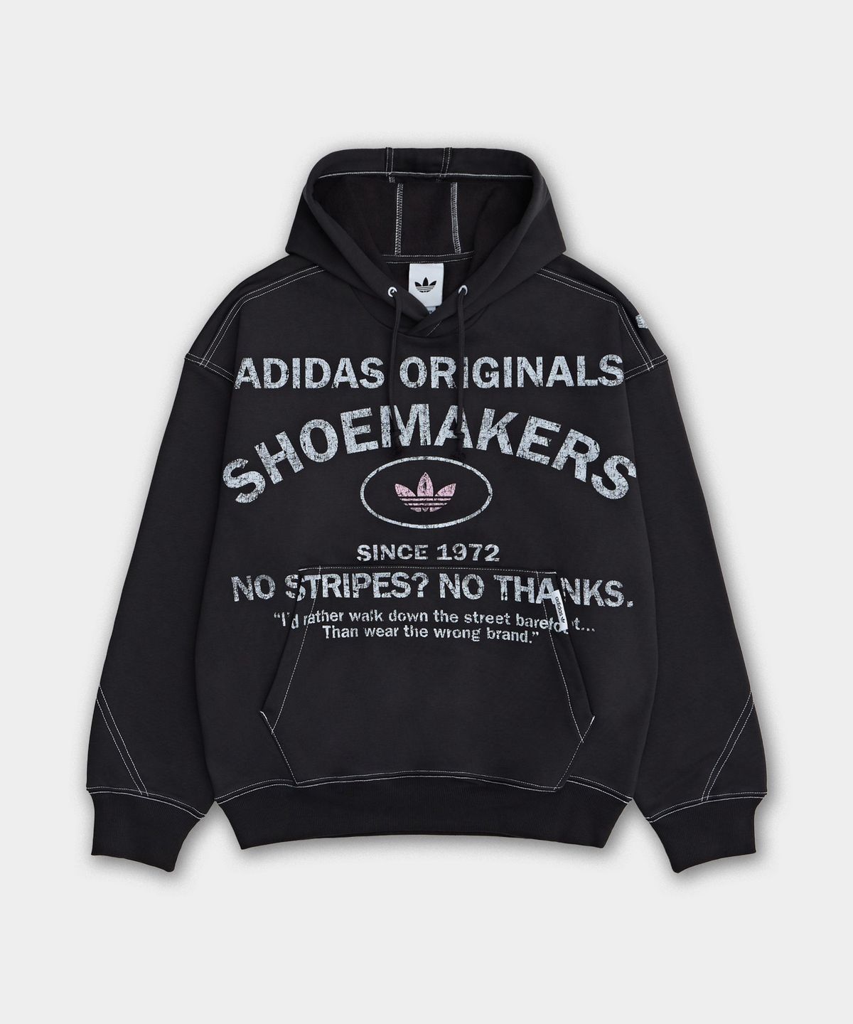 아디다스(ADIDAS) 슈메이커 그래픽 후디 - 블랙 / KG6444