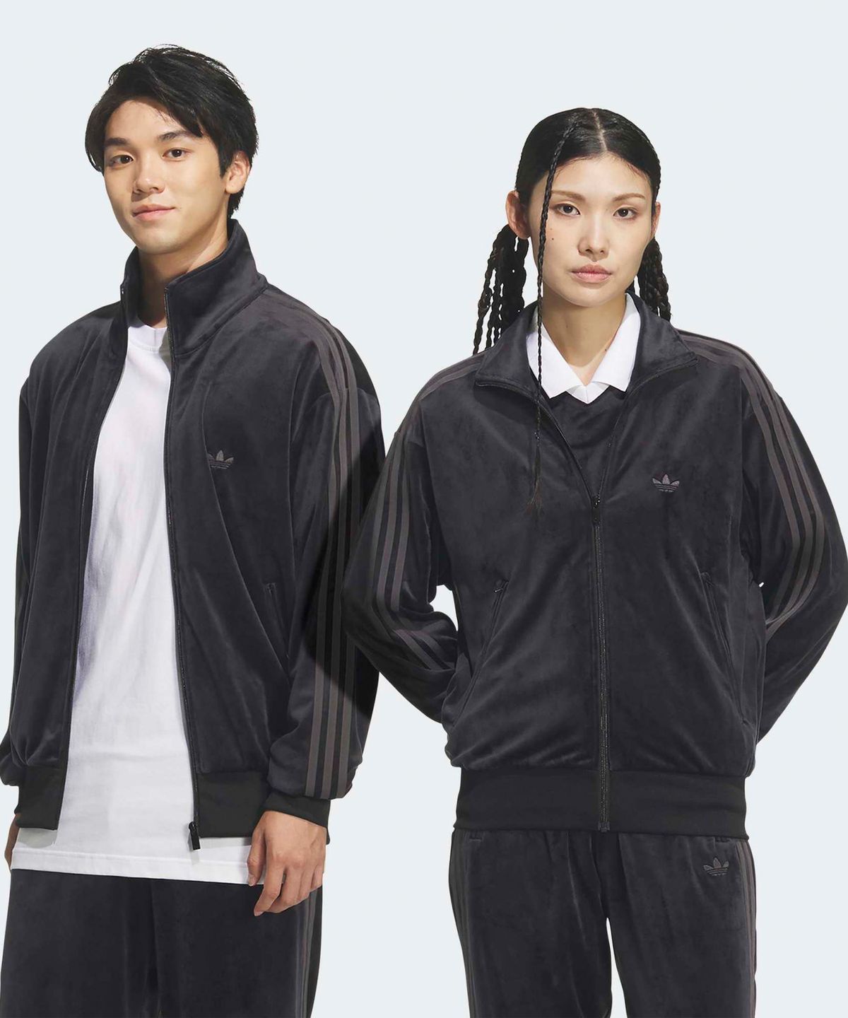 아디다스(ADIDAS) 파이어버드 벨루어 트랙탑 - 블랙 / KQ5474