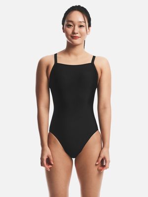 코어 뉴Y백 원피스 수영복 블랙 (B6SWSWS001BLK)