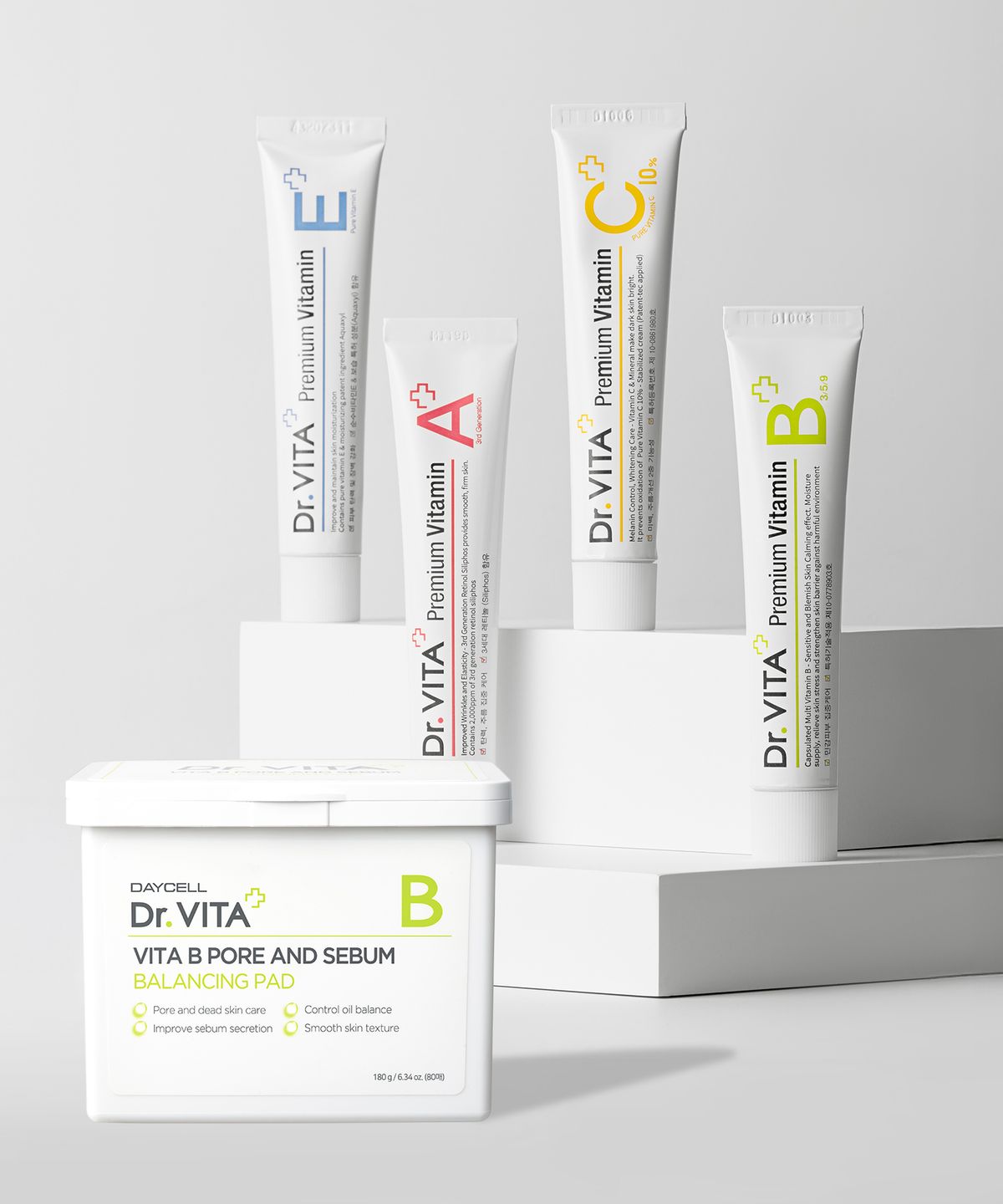 닥터비타(DRVITA) 비타 B 모공패드 80매+프리미엄 비타민 크림30ml(택1)