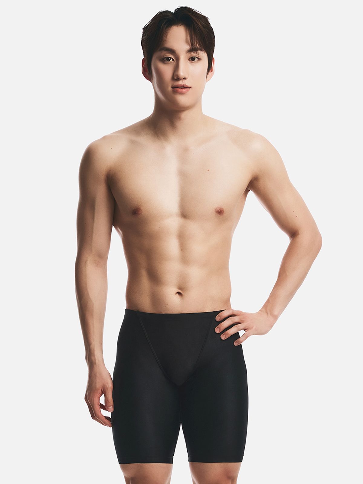 배럴(BARREL) 코어 4부 재머 수영복 블랙 (B6SMSMS101BLK)