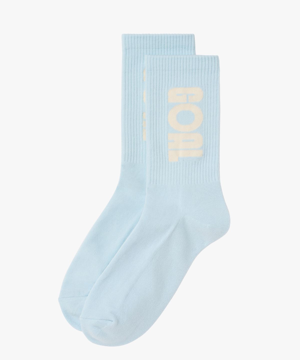 골스튜디오(GOALSTUDIO) ESSENTIAL LIGHT CREW SOCKS-SKY BLUE