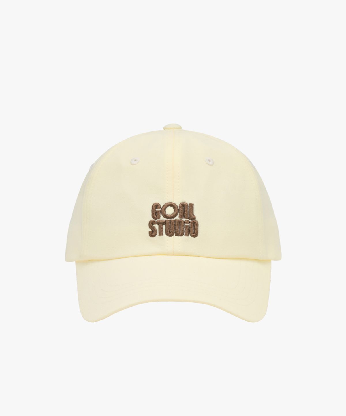 골스튜디오(GOALSTUDIO) ESSENTIAL LOGO BALL CAP-CREAM