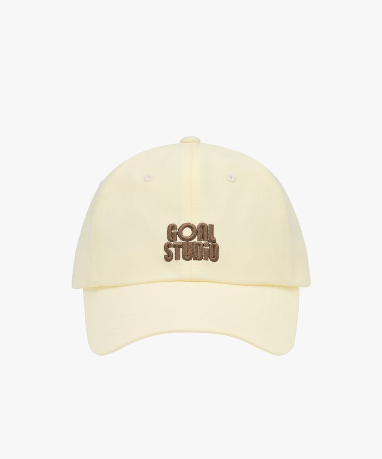 ESSENTIAL LOGO BALL CAP-CREAM
