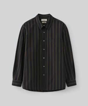 키스토 스트라이프 셔츠 (블랙)