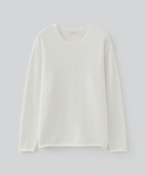 롤링 플레인 니트 (아이보리)
