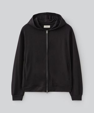 소프트 쉘 후드 집업 (블랙)