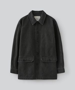 카치온 프렌치 워크 자켓 (빈티지 블랙)