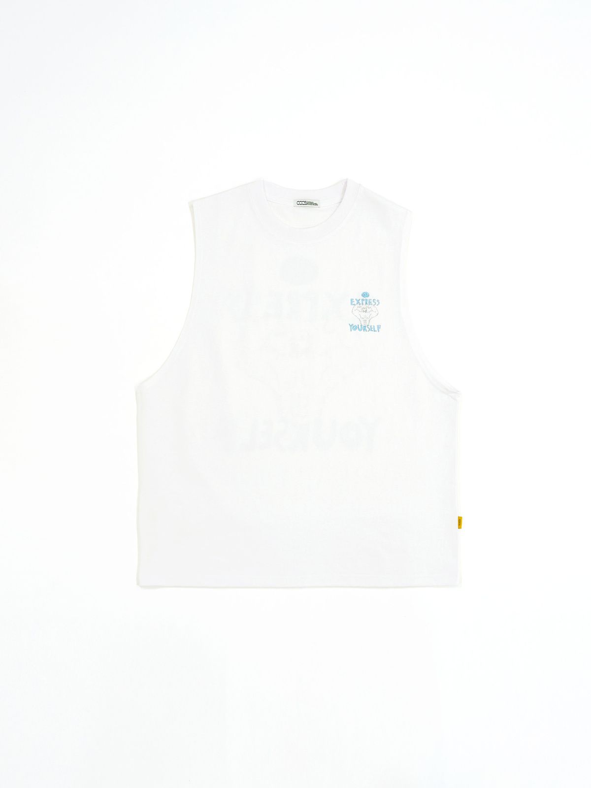 씨씨씨에스(CCCS) WHITE GYM BOY SLEEVELESS
