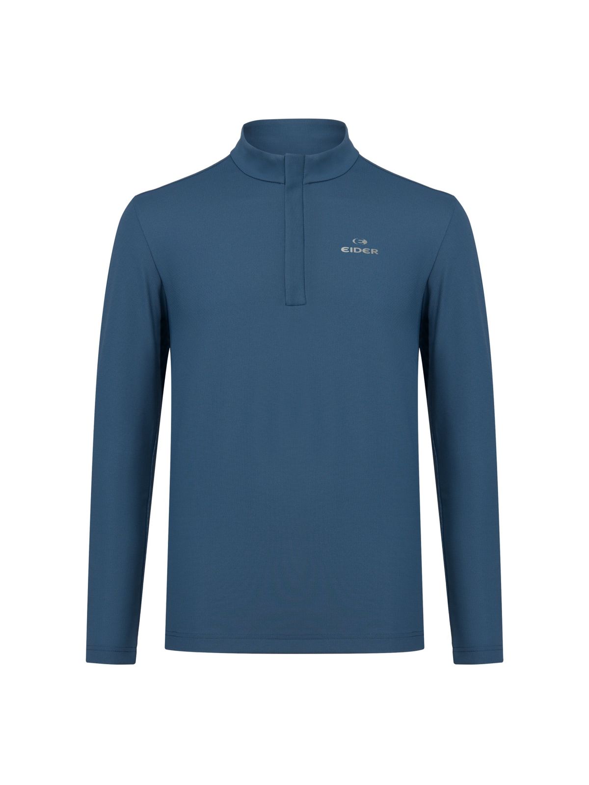 아이더(EIDER) POP 에센셜 남성 긴팔 짚업 티셔츠_Grayish BLUE