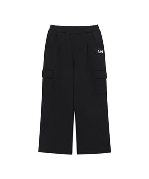 와이드 카고저지 팬츠 블랙 LK2601JP10BK