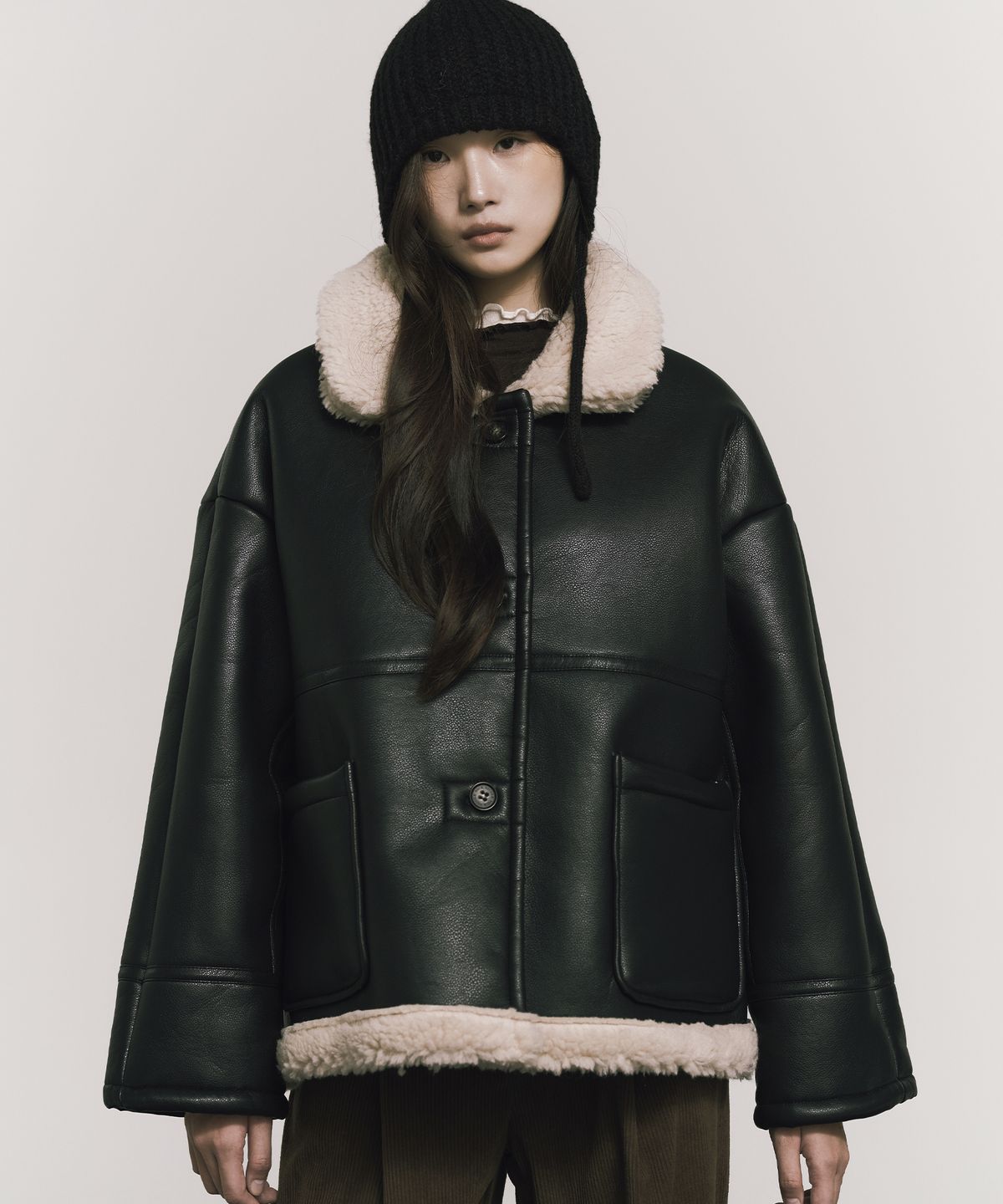 닉앤니콜(NICK&NICOLE) REVERSIBLE PREMIUM LEATHER MUSTANG_BLACK