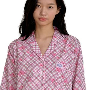 [파이핑/40수면모달] Heart Check pajama 잠옷