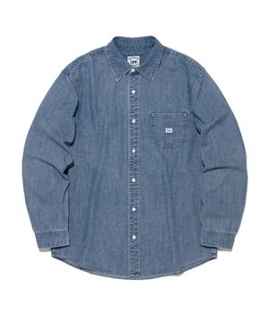 로코 포켓 데님 셔츠 인디고 미듐