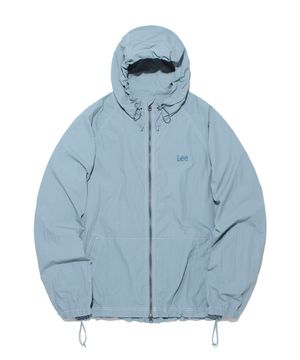 후드 윈드 브레이커 라이트블루