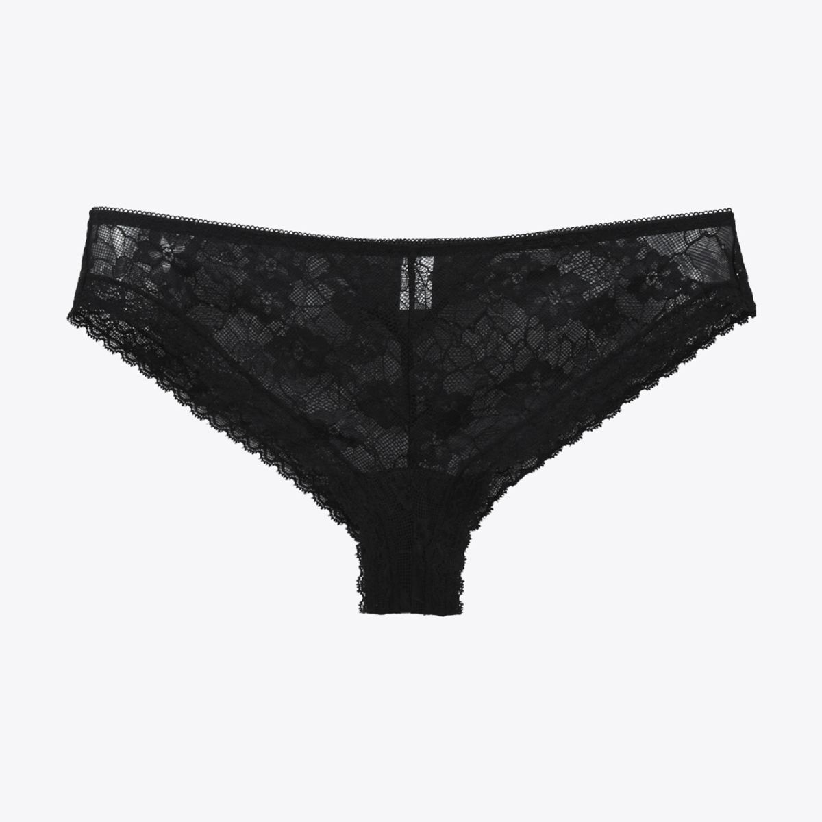 섹시쿠키(SEXY COOKIE) 시스루 자수 치키팬티_블랙