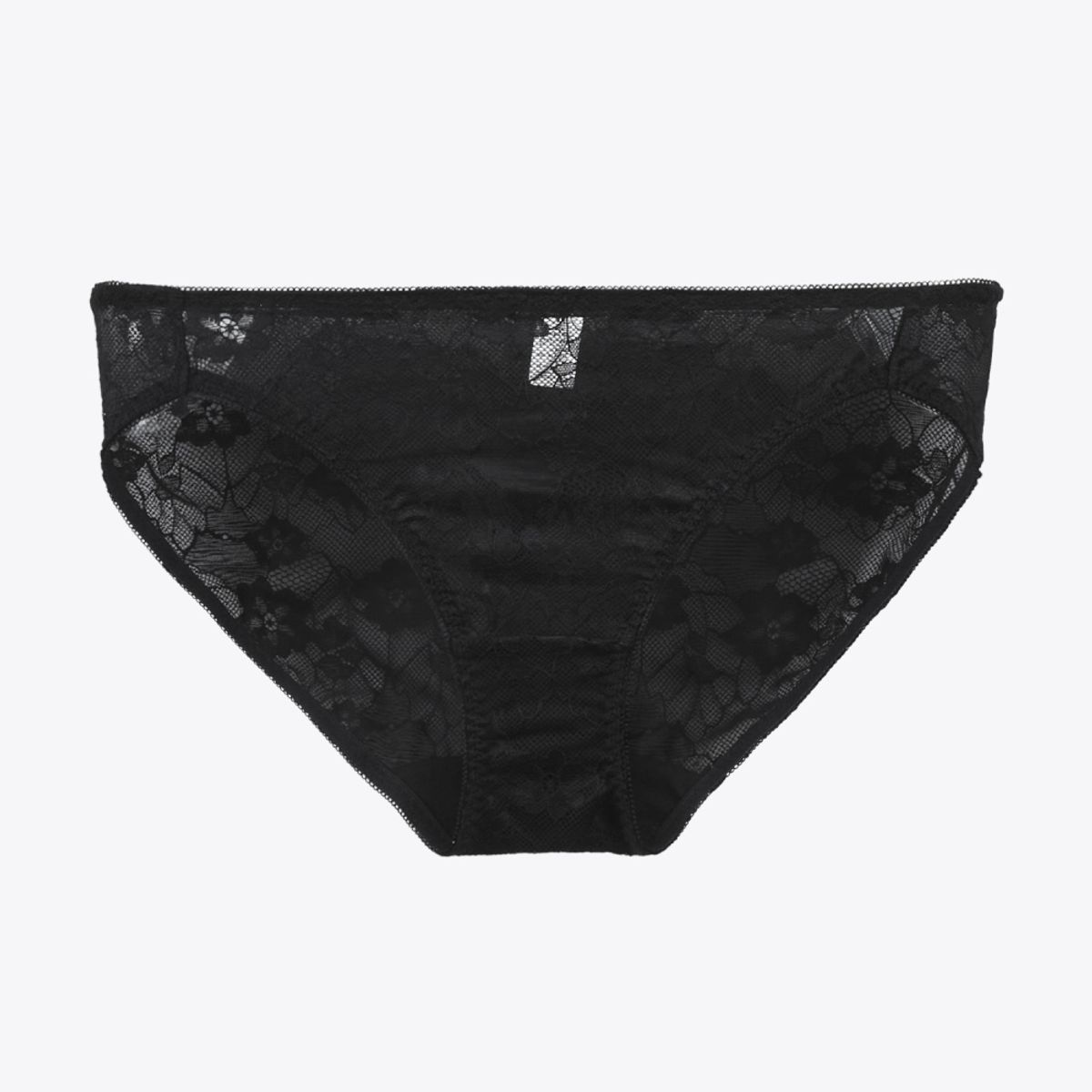 섹시쿠키(SEXY COOKIE) 시스루 자수 레이스 팬티_블랙