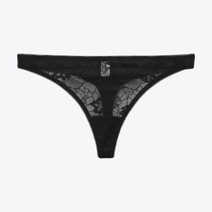 시스루 자수 티팬티_블랙