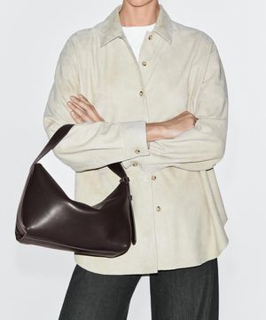 나파 레더 스몰 숄더백