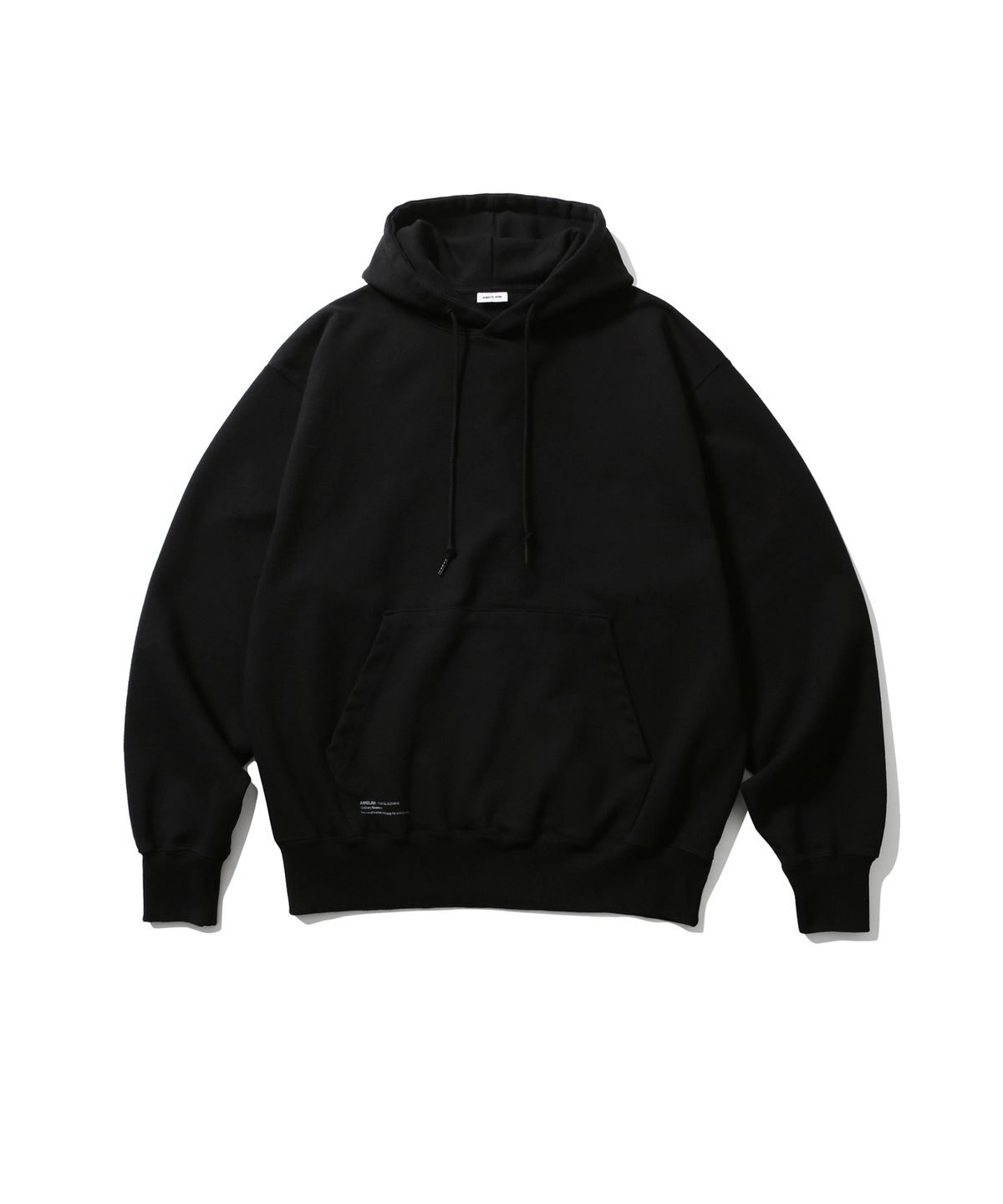 앵글런(ANGLAN) Heavyweight Classic Hoodie - Black