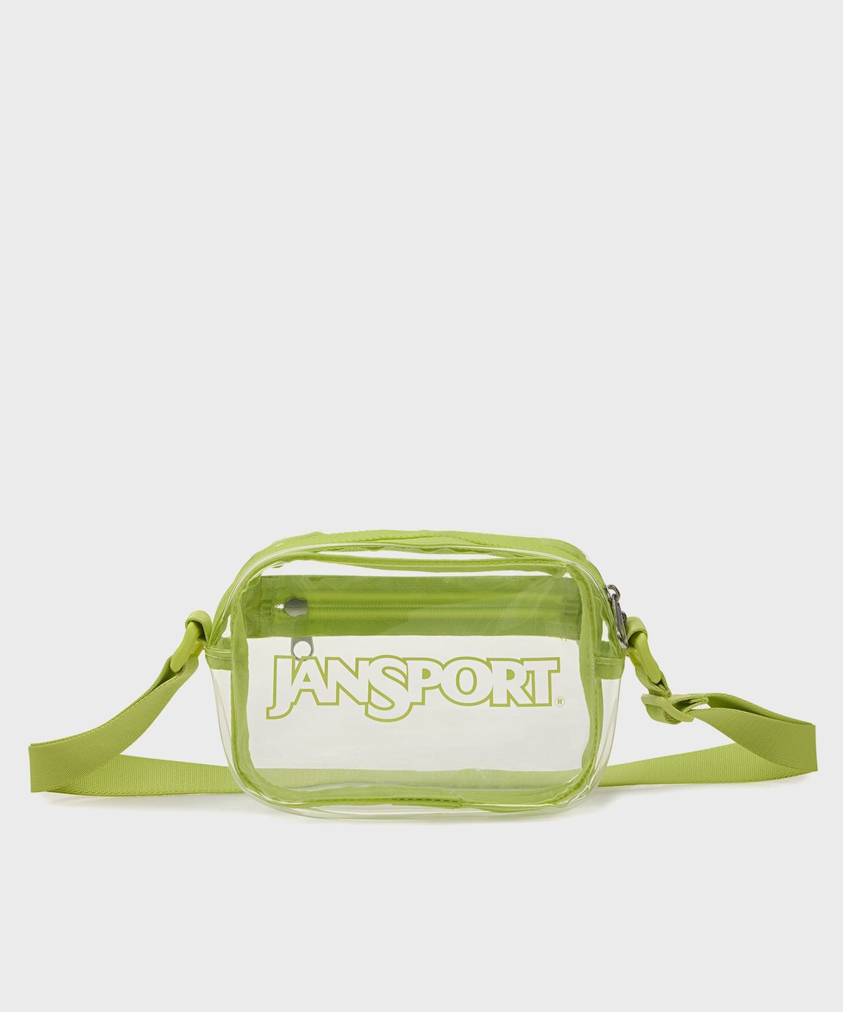 잔스포츠(JANSPORT) 클리어 크로스바디 CITRON LIME