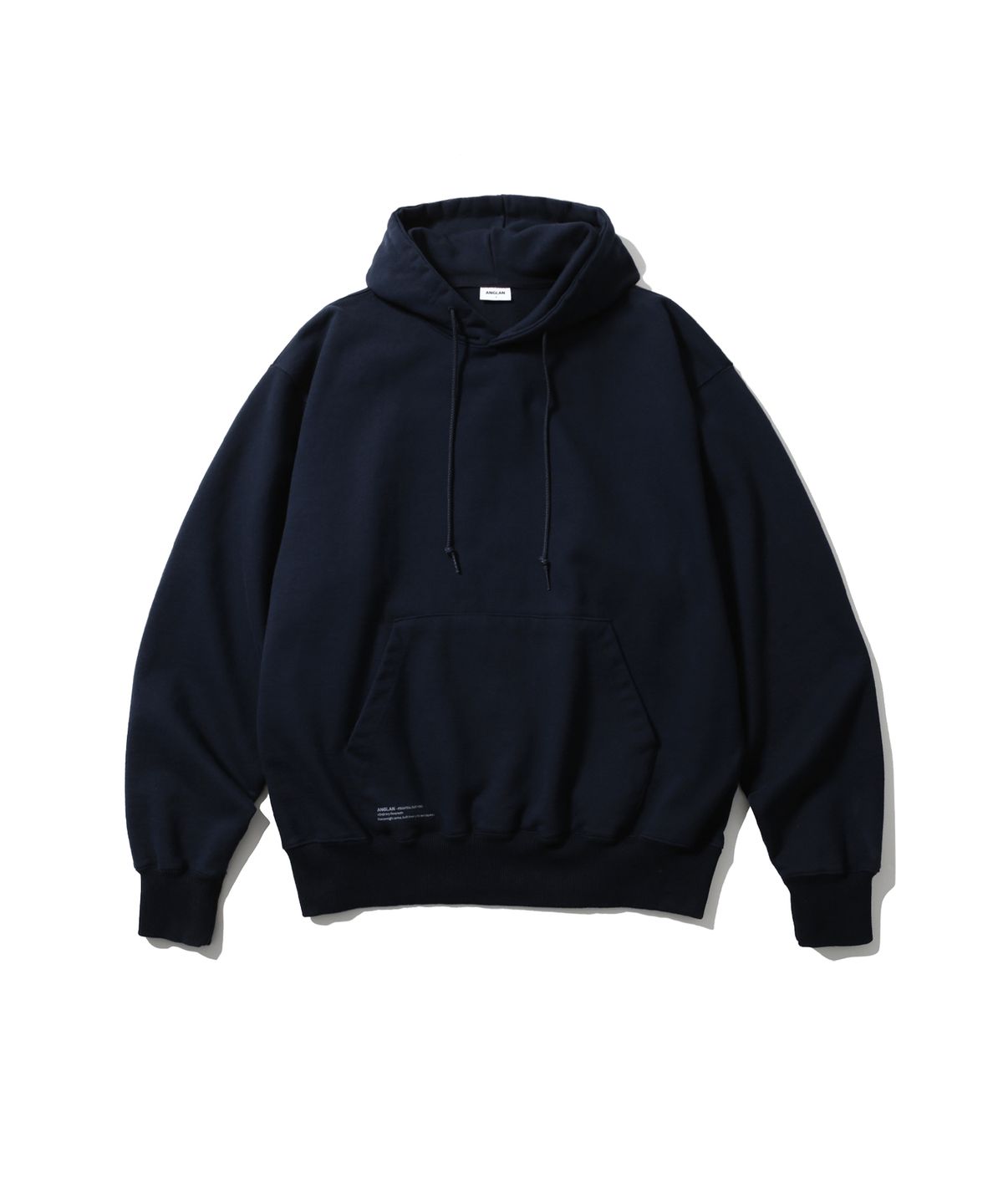앵글런(ANGLAN) Heavyweight Classic Hoodie - Navy