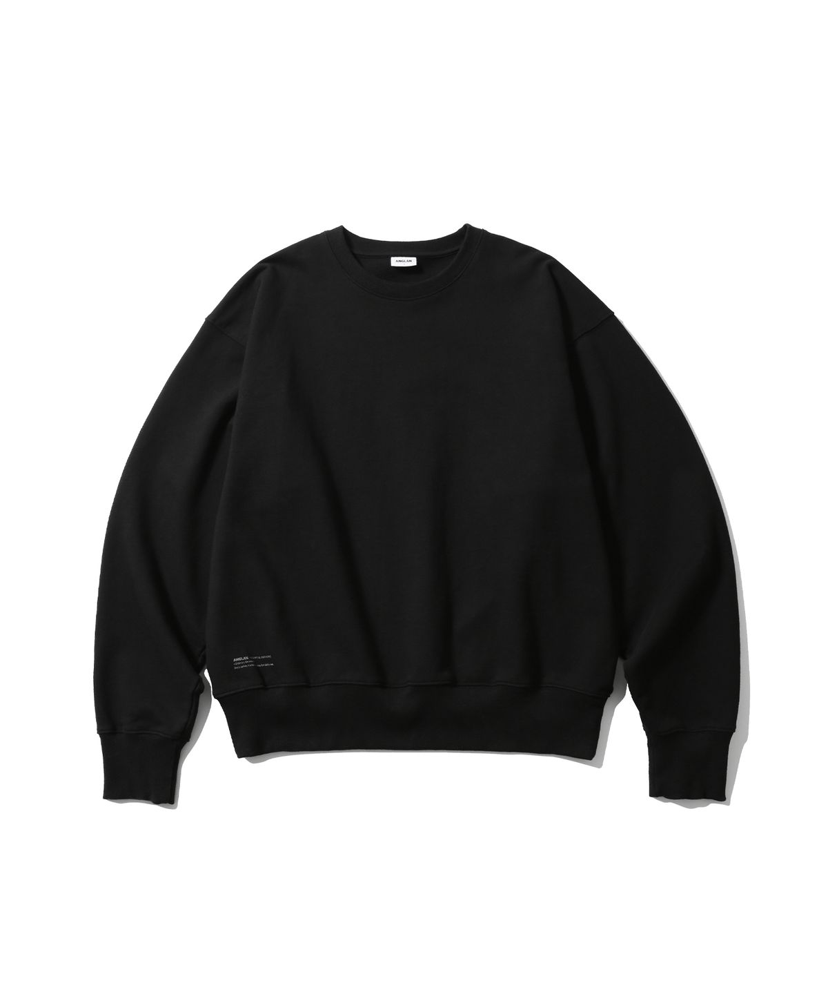 앵글런(ANGLAN) Steady Sweat Shirt - Black