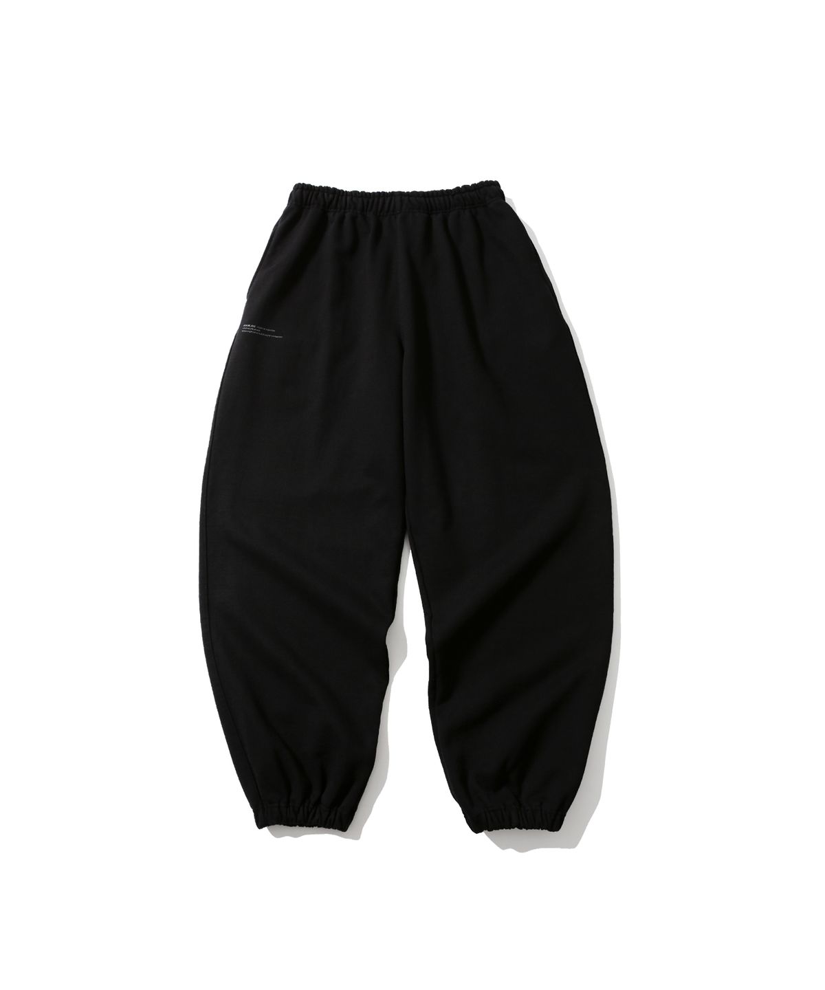 앵글런(ANGLAN) Heavyweight Classic Jogger Pants - Black