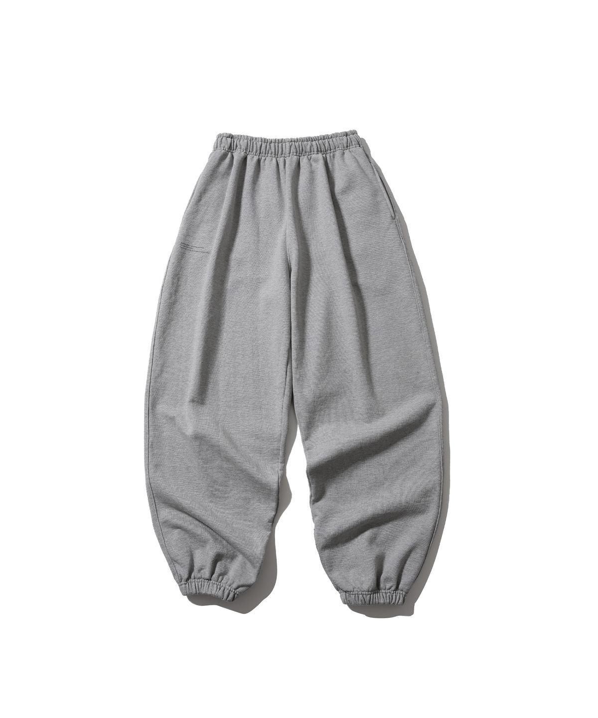 앵글런(ANGLAN) Heavyweight Classic Jogger Pants - Melange Grey