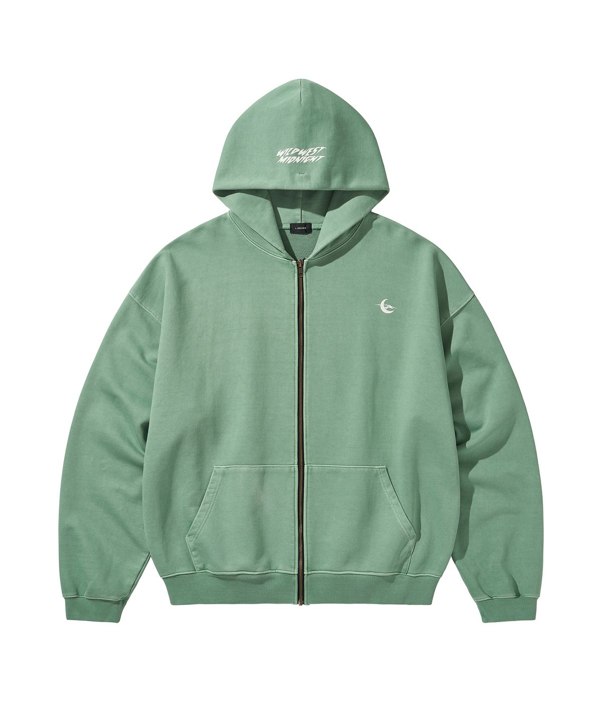 리베레(LIBERE) MIDNIGHT ZIP-UP HOOD / GREEN
