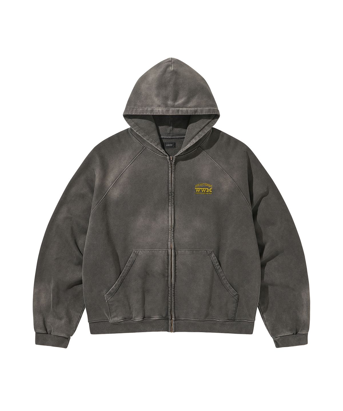 리베레(LIBERE) WWM ZIP-UP HOODY / CHARCOAL
