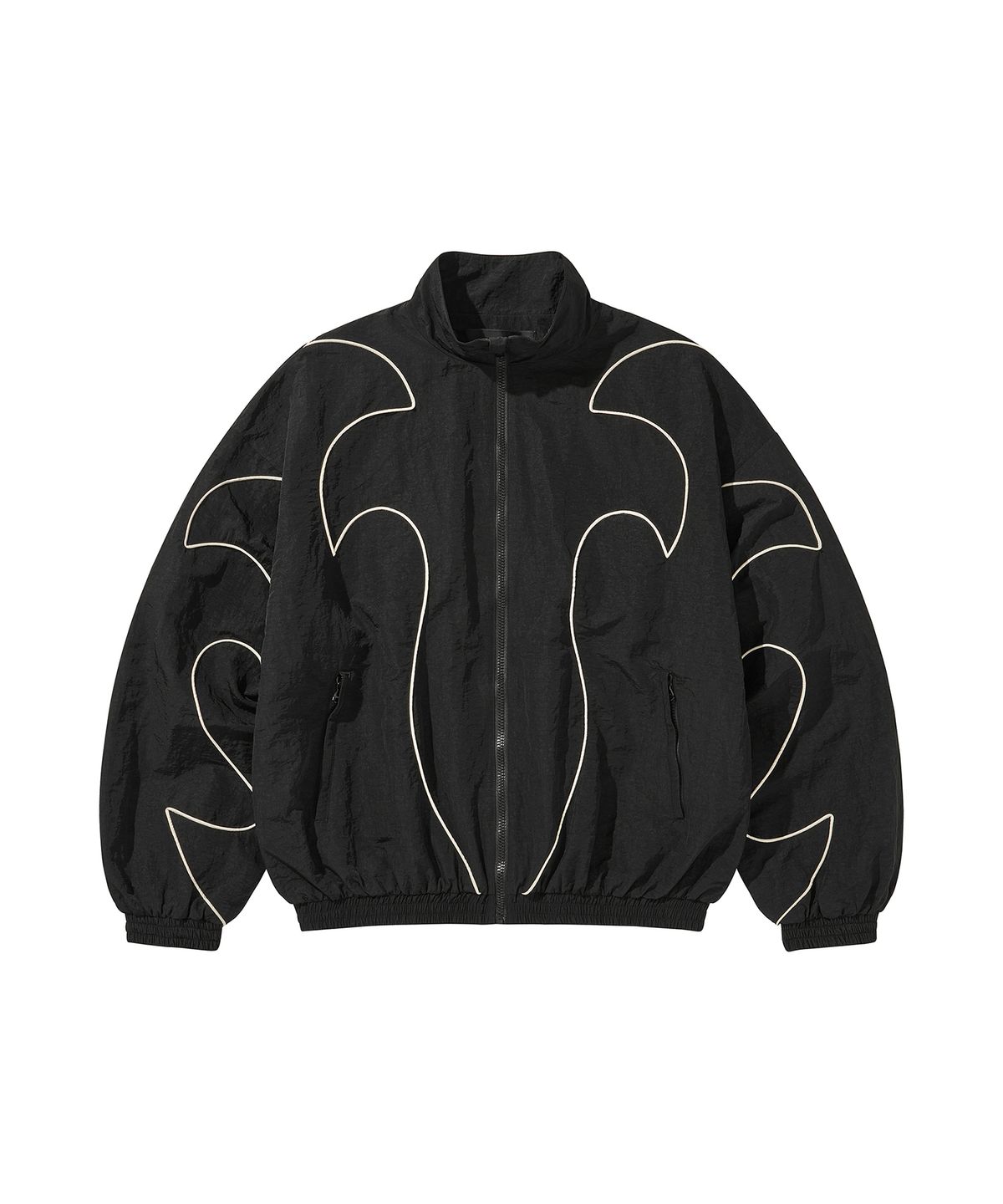 리베레(LIBERE) WESTERN FLAME TRACK JACKET / BLACK