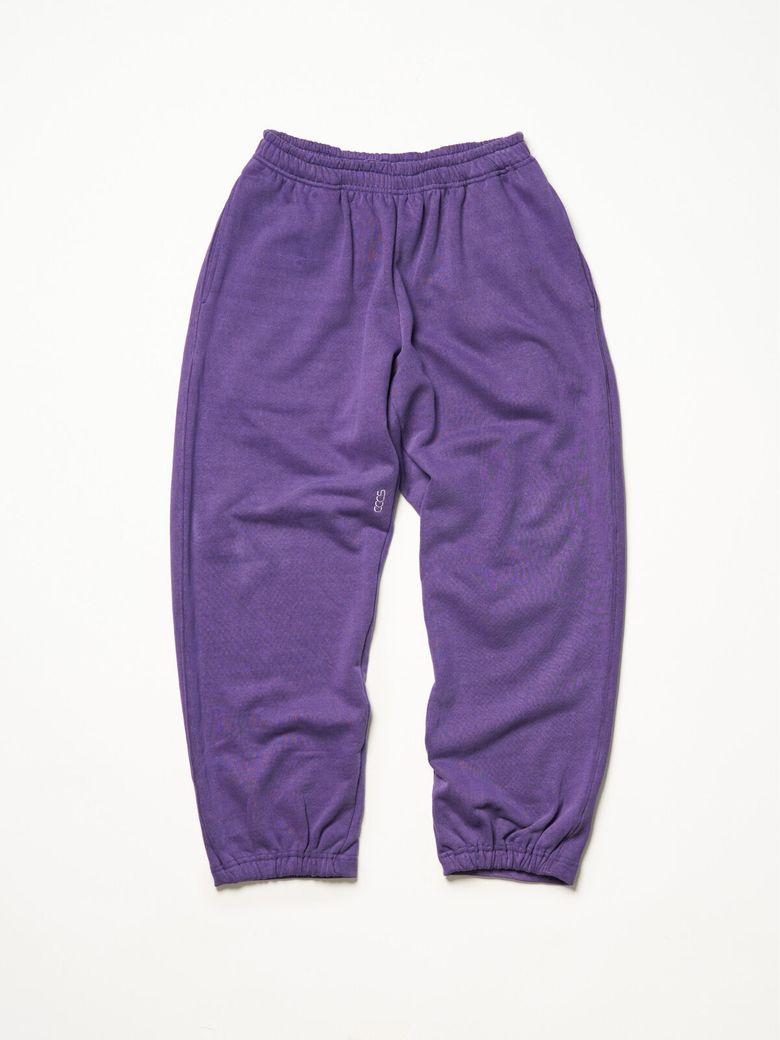 PURPLE BASIC LOGO SWEATPANTS