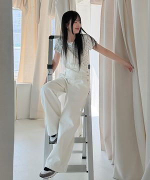 데님 오버롤 M32 아이보리